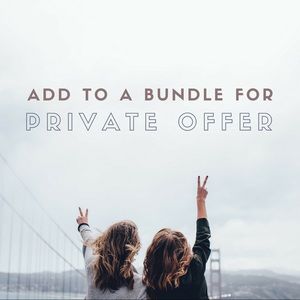 Don’t forget to bundle!